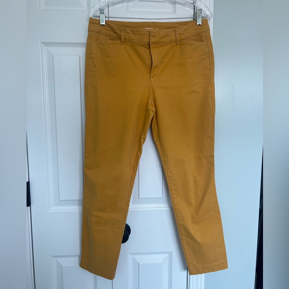 Size 10 Mustard Old Navy Chinos